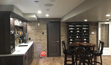 basement bar